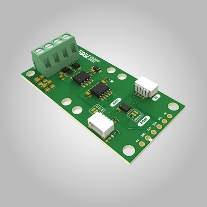 FoBE Breakout GP8303 12-bit I2C to 4-20mA DAC module with EEPROM calibration