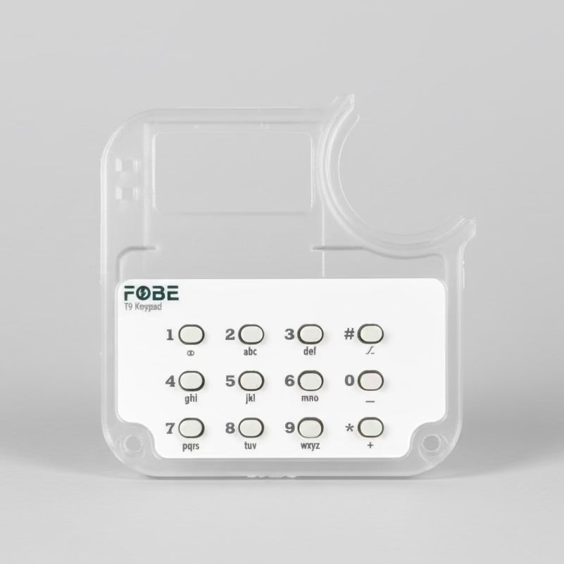 FoBE Flexible Keypad flexible printed circuit with SLA resin protective panel and PET sticker