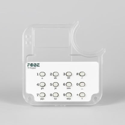 FoBE Flexible Keypad flexible printed circuit with SLA resin protective panel and PET sticker