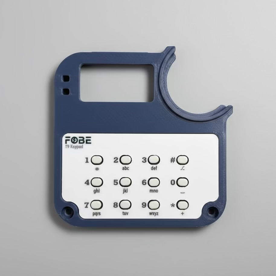 FoBE Flexible Keypad I2C module with PLA panel connected to development board