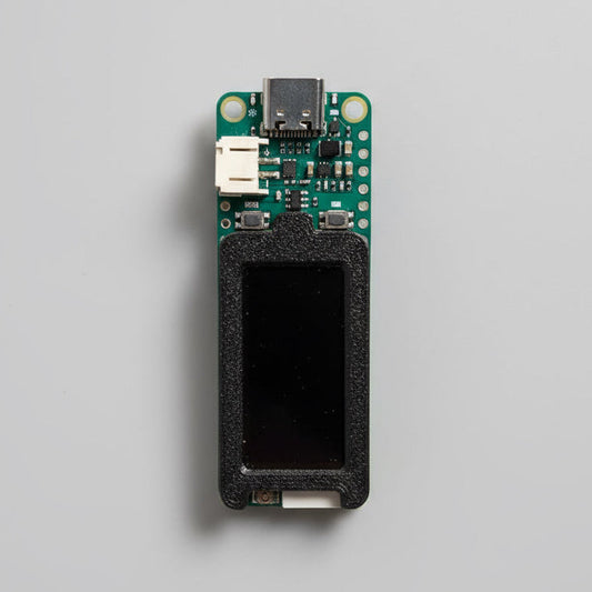 FoBE Quill ESP32S3 Mesh IoT board showing ESP32-S3 SoC and SX1262 LoRa module