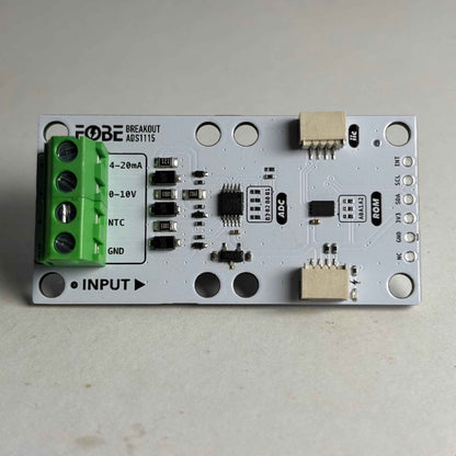 FoBE Breakout ADS1115 - 4-20mA/0-10V/NTC/REF 4-Channel Multi-function IIC ADC