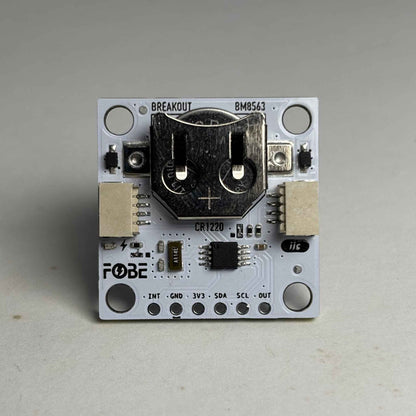 FoBE Breakout BM8563 ultra-low power RTC calendar module with alarm and timer functions