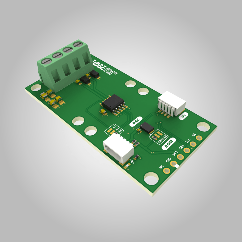 FoBE Breakout GP8403 - 0-5V/0-10V 2-Channel IIC DAC - FoBE Studio Store