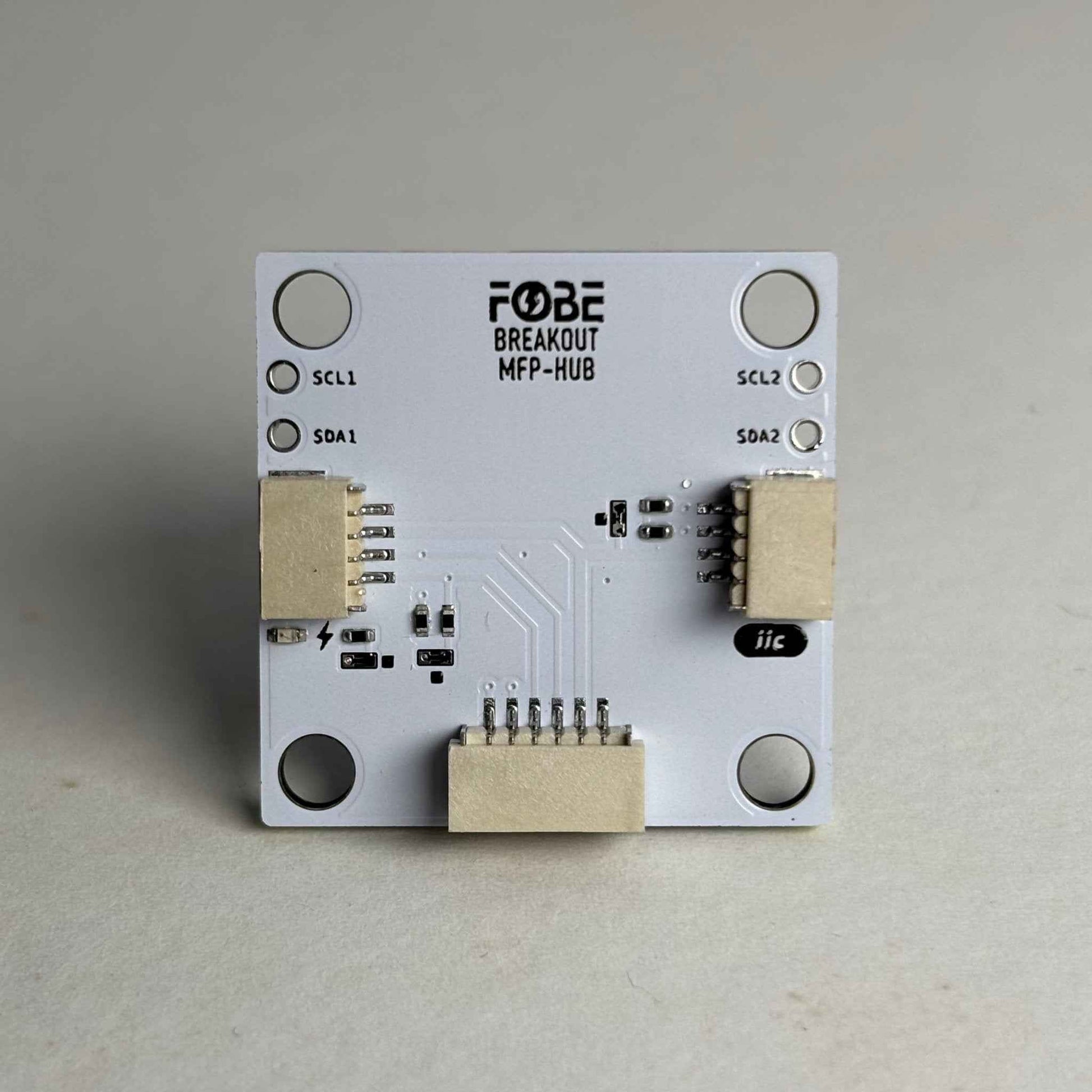 FoBE Breakout MFP-HUB I2C interface converter 6-pin to dual 4-pin JST SH1.0