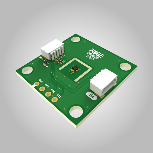 FoBE Breakout SHT40 temperature humidity sensor with Sensirion SHT40 16-bit accuracy and I2C interface

