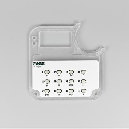 FoBE Flexible Keypad 12-key T9 input module with Translucent resin panel
