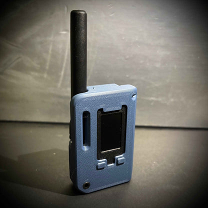 FoBE Quill Mesh development board installed in PLA FDM 3D printed protective case
