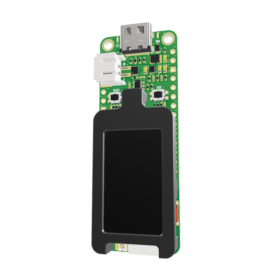 3D Model Detail View of the FoBE Quill nRF52840 Mesh IoT Board