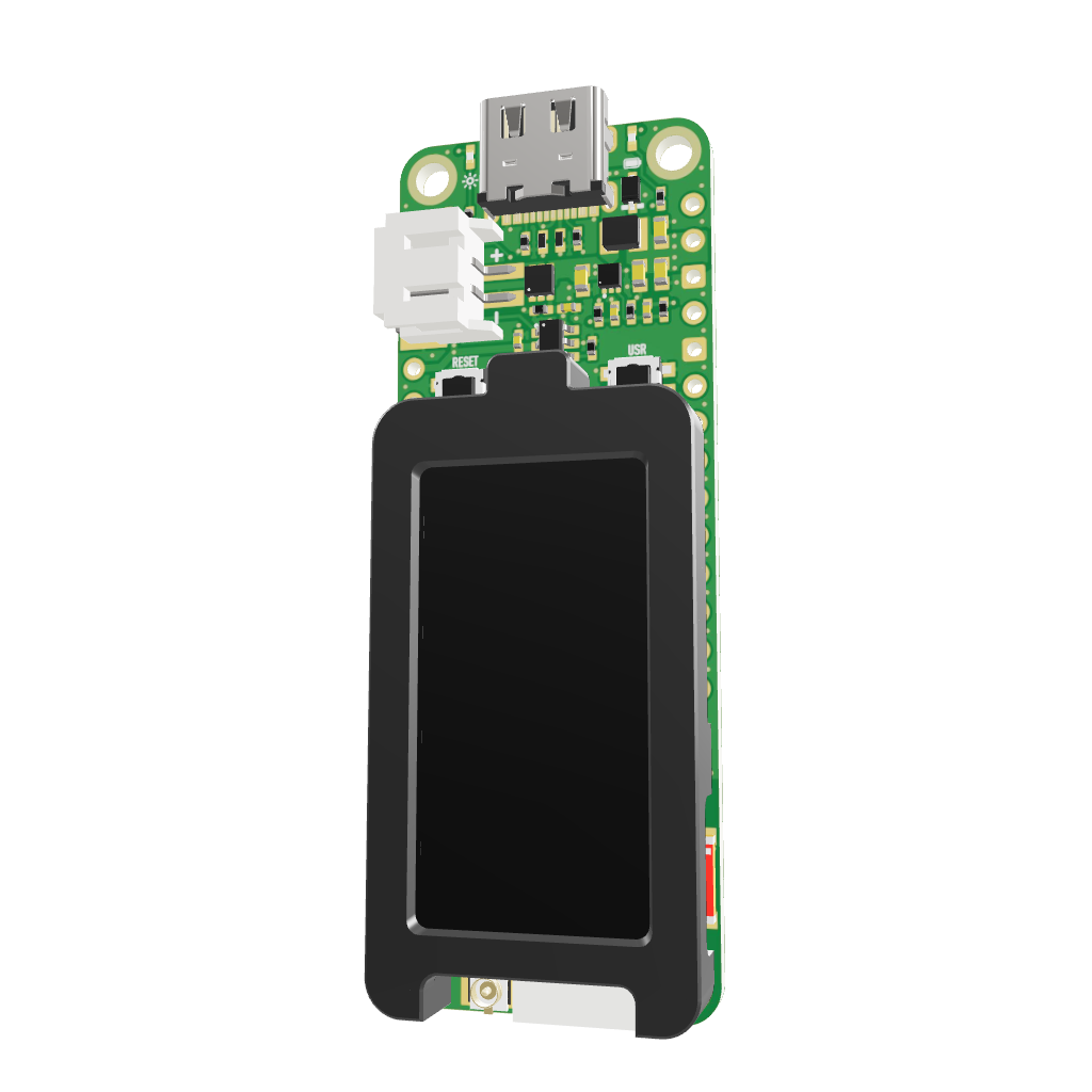 3D Model Detail View of the FoBE Quill ESP32S3 Mesh IoT Board