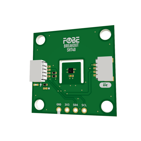 FoBE Breakout SHT40 - Temperature & Humidity Sensor 3D Model