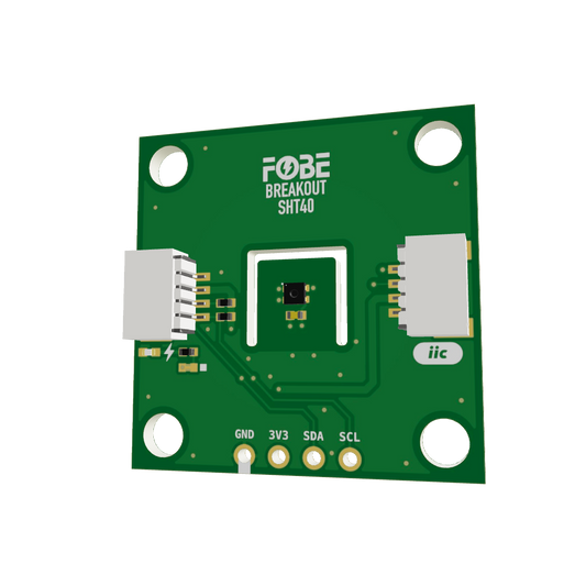 FoBE Breakout SHT40 - Temperature & Humidity Sensor 3D Model