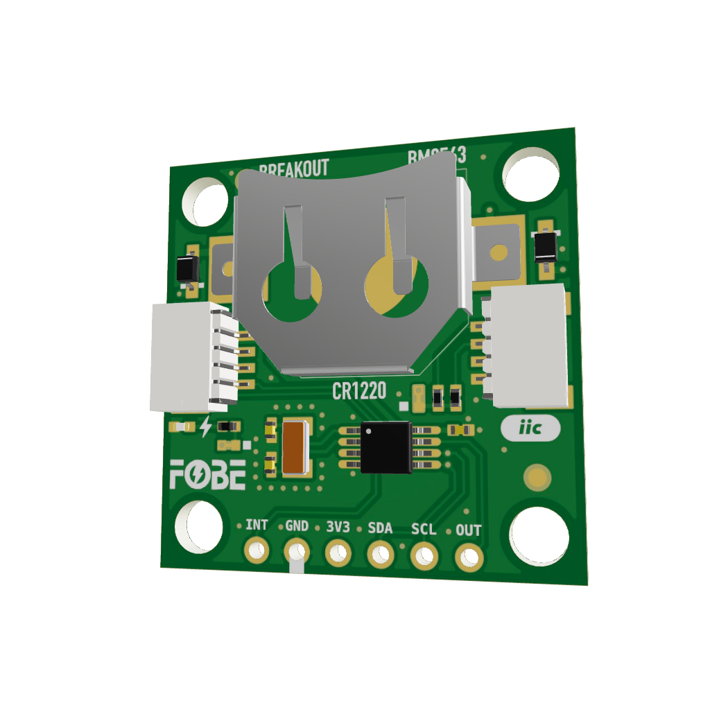FoBE Breakout BM8563 - Real time clock 3D Model